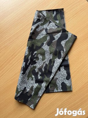 Csősál, arcvédő maszk, fejpánt, sapka, terepmintás Új