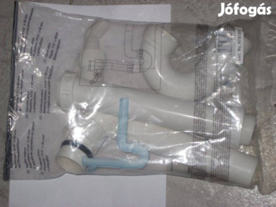 Csőszifon mosógép-mosogatógép csatlakozóval