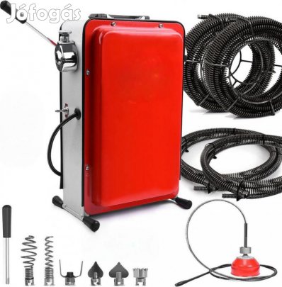 Csőtisztítógép csőgörény lefolyótisztító  390 W, 450