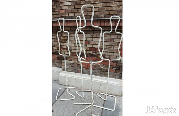 Csővázas próbababa ruha állvány kirakat dísz