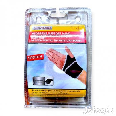 Csukló ortézis rugalmas támasztékkal, kompressziós hevederrel egy mé