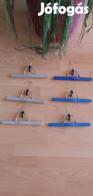 Csúszásmentes nadrág vállfa / 6 darab
