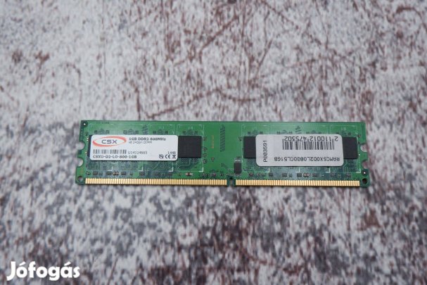 Csx 1GB DDR2 800 MHz RAM memória asztali gépbe Csxo-D2-LO-800-1GB