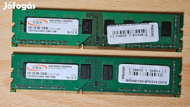Csx 2X4Gb DDR3 1600 MHz