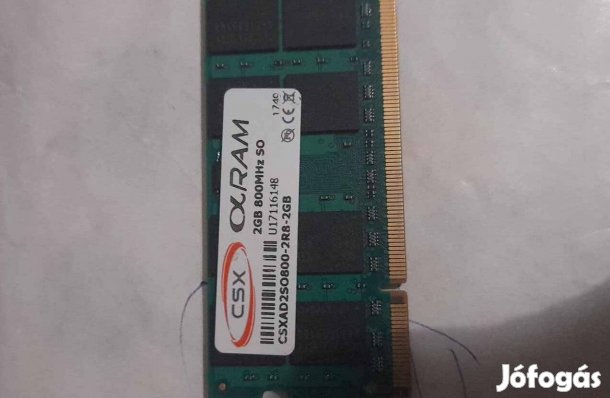 Csx 2.GB DDR2 800Mhz notebook memória