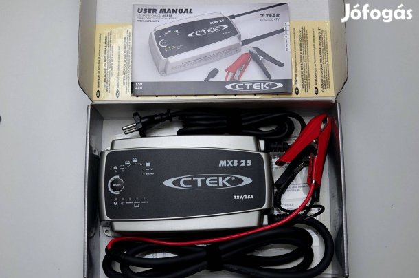 Ctek MXS 25Ah Professzionális nagy teljesítményű akkumulátortöltő