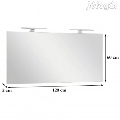 Cube 120 tükör és Luxx led lámpa