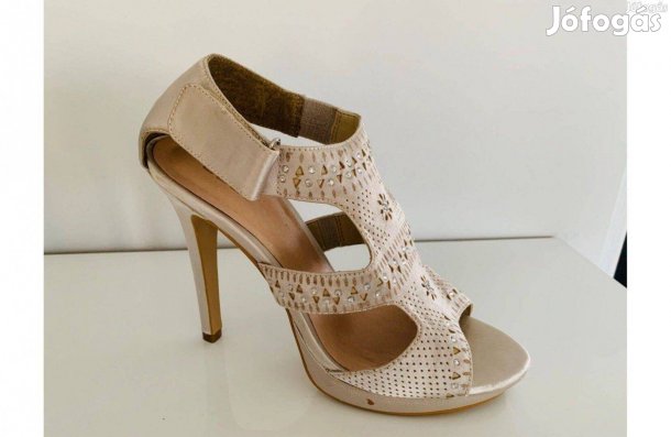 Cube No1 Femme Pour Tous bézs elegáns platform új szandál 38