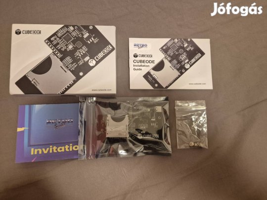 Cubeode 1.2 Nintendo Gamecube optical drive emulator SD kártya nélkül