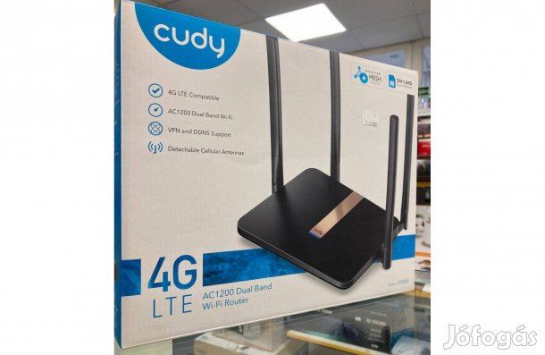 Cudy LT500D Dual Band 4G/LTE Wi-Fi router / 12 hó jótállás