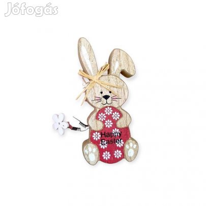 Cuki fa nyuszi húsvéti dekoráció 6x2x14 cm