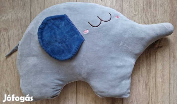 Cuki gyerek puha plüss alvó párna - Bálna vagy elefánt - Új