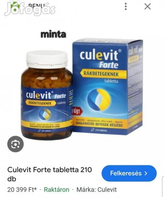 Culevit Forte tabletta féláron