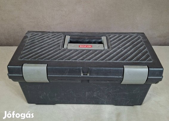 Curver 50X24X24 cm méretű műanyag szerszámosláda 5 000 Ft