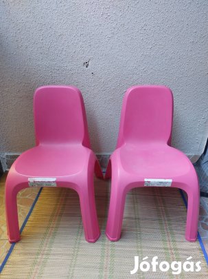 Curver monoblock rózsaszín gyerekszék 2 db