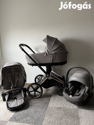 Cybex Priam 3in1 Babakocsi szett - Rosegold vázzal