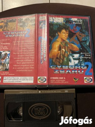 Cyborg zsaru 2 vhs nagytok akció mokép