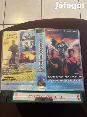 Cyborg zsaru 3 scifi vhs 