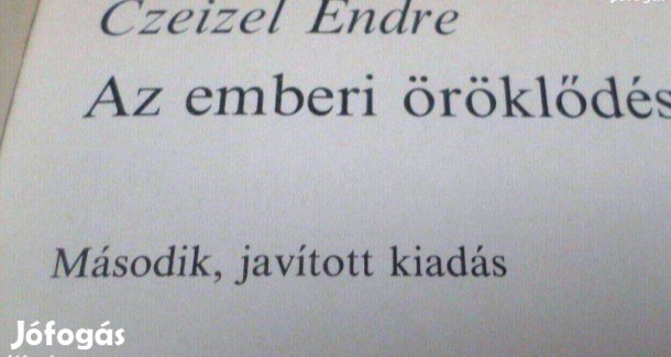 Czeizel Endre könyv Az emberi öröklődés