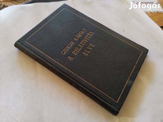 Czukor Károly - A relativitás elve (1921) - relativitáselmélet