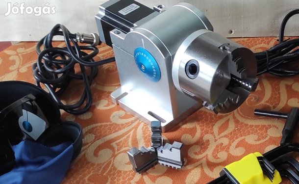 D80 D100 forgótengely, gyűrű ékszer tengely, Fíber lézer jelölőgéphez