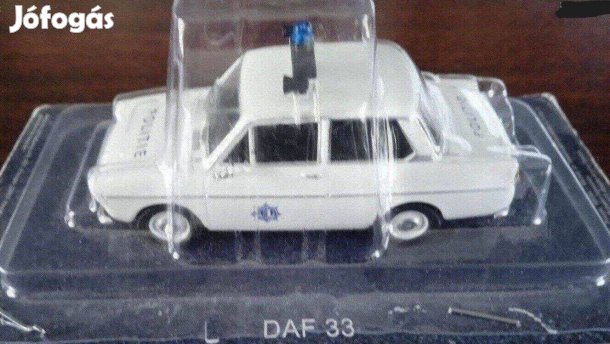 DAF 33 Holland politi rendör-kisauto modell 1/43 Eladó