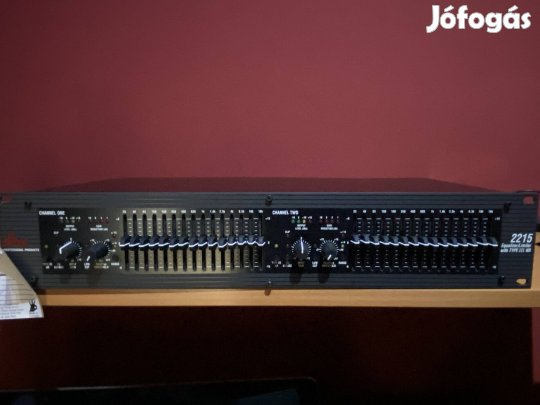 DBX 2215 Equalizer/Limiter kicsomagolt/kipróbalt (1997) 