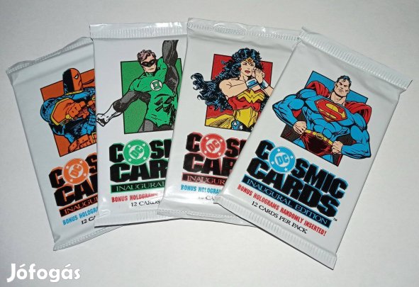 DC Cosmic Cards bontatlan kártya csomagok