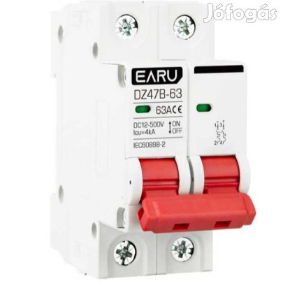 DC Kismegszakító/Autómata Biztosíték 12-1000V 25A Dupla  (6020)