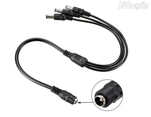 DC Táp 3-as Y Elosztó Adapter Kábel pl. LED szalag -hoz (_)