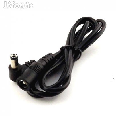 DC Táp Hosszabbító Kábel 1m (90 fok) -pl. LED szalag, CCTV (_)