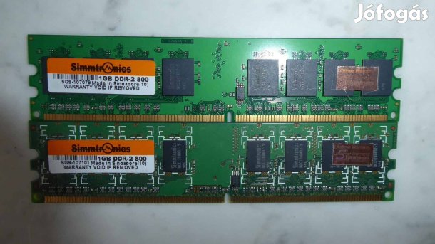 DDR2 RAM Simmtronics PC2-6400 800MHz 2x1GB
