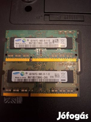 DDR3 laptop memória 4GB 2x4GB 1333MH