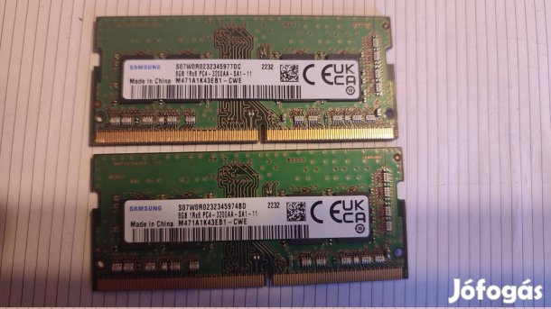 DDR4 - 3200 - 16GB (2x8GB) Laptophoz Samsung