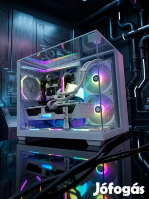 DDR5 32GB, 9070 XT 16 GB Hófehér Gamer konfig!