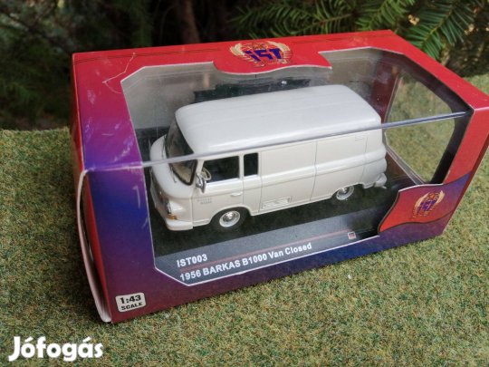 DDR Retro modell, Barkas B 1000 1 43 1956 dobozos , új