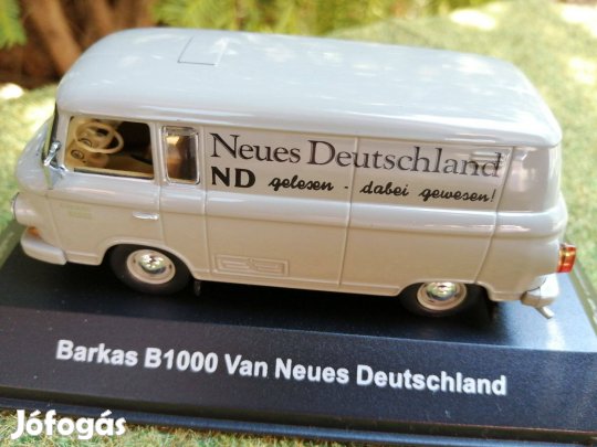 DDR retro modell Barkas B 1000 Neues Deutschland, dobozos