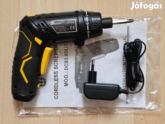 DEKO LED-es akkus fúró - csavarozó