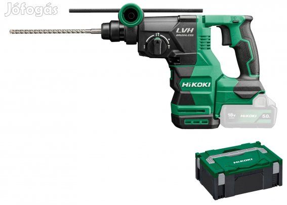 DH1826DAW2Z Hikoki akkus fúrókalapács 18V Li-ion BL 3,2J Basic Hitbox