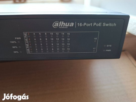 DH PoE switch 16port