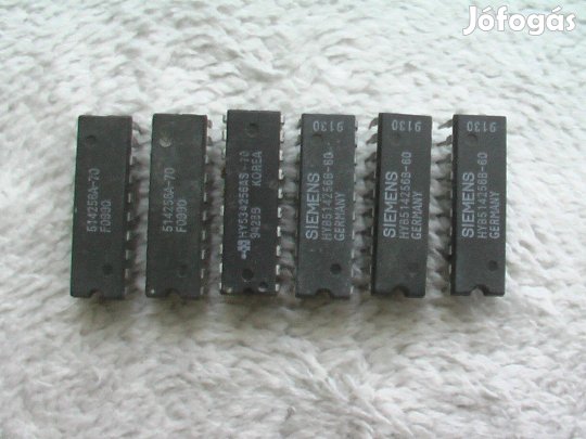 DIP memóriák a 90-es évekből, 286-os XT, alaplapokba