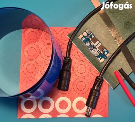 DIY Akkupack készítő szett Li-ion 7,4 V akkumulátorhoz