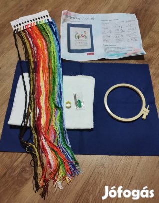 DIY textil hímzőkönyv játékos tanulás gyerekeknek Új