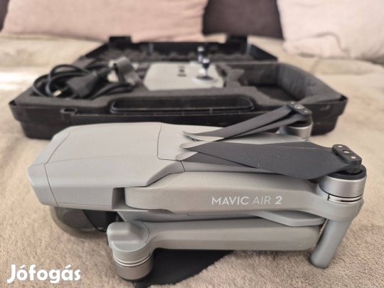 DJI Mavic Air 2 pack ÁR Alatt, 2 akkuval, rádióval,táskával kompletten