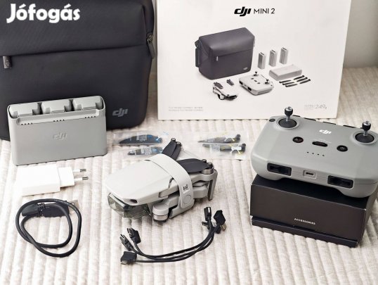 DJI Mini 2 FMC 249g 3 akku , táska , doboz 4K drón Fly More Combo