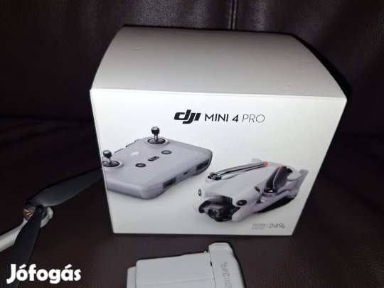 DJI mini 4 Pro új + távairanyitó