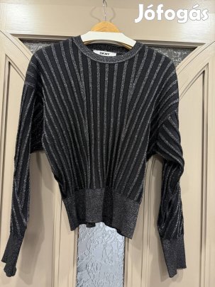DKNY felső fekete-ezüst 