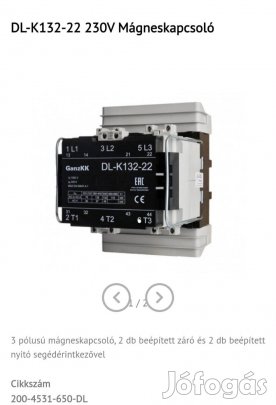 DL-K132-22 230 V mágneskapcsoló