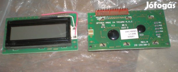 DMC16202N-LY-AME LCD kijelző modul, 16char x 2lines, 5x8dots