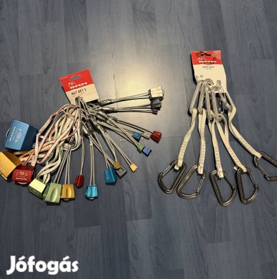 DMM nut set + quickdraw - új, sosem használt